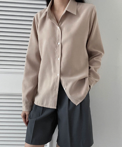 ベーシック南方スリムブラウス