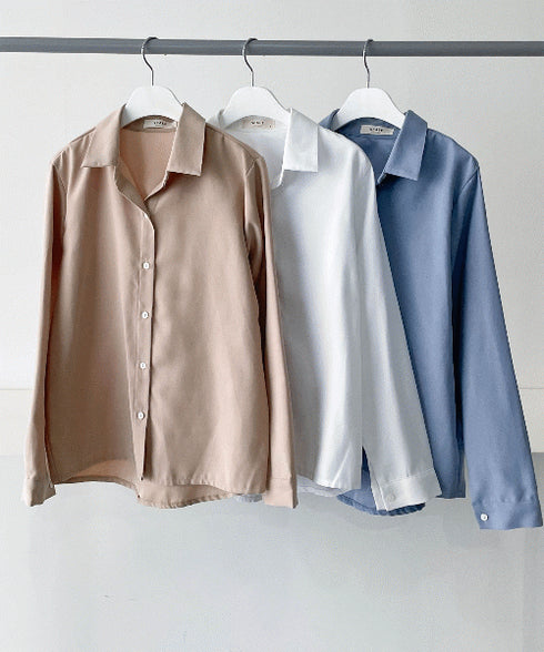 ベーシック南方スリムブラウス