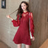 シアーロングスリーブガールワンピース