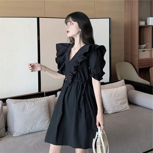 ダブルフリルワンピース