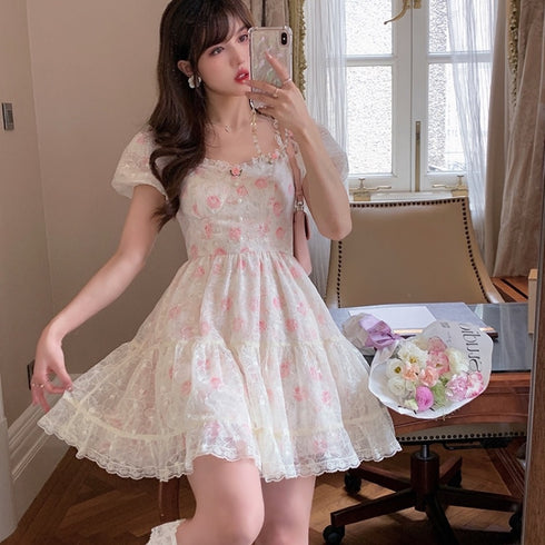 フラワープリンセスワンピース