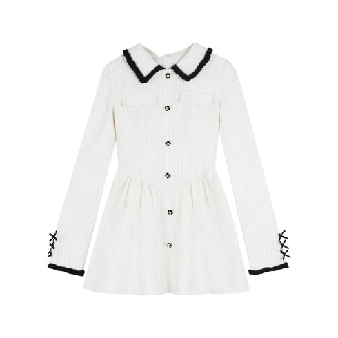 ラインホワイトアイドルワンピ