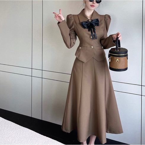 ドールロングワンカラーセットアップ