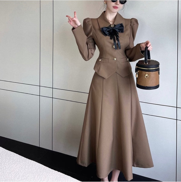 ドールロングワンカラーセットアップ