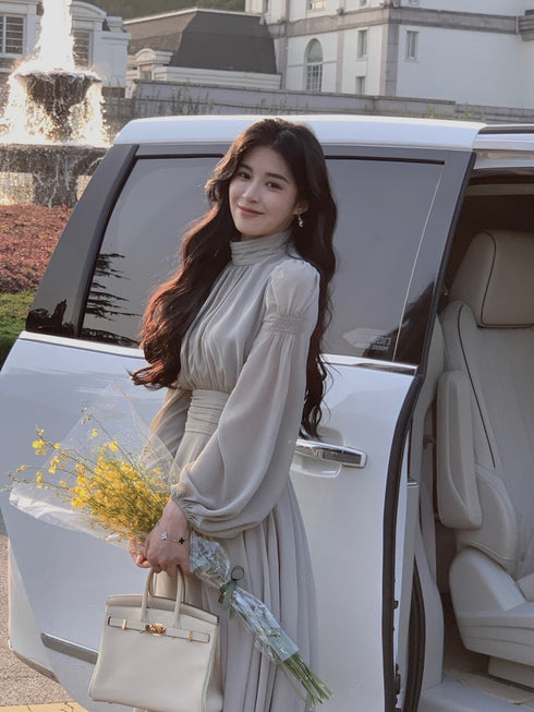 シンプルレディワンピース