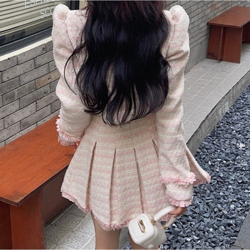 ツイードパステルアイドルセットアップ