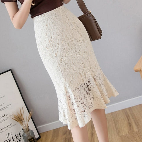 レディレースマーメイドスカート