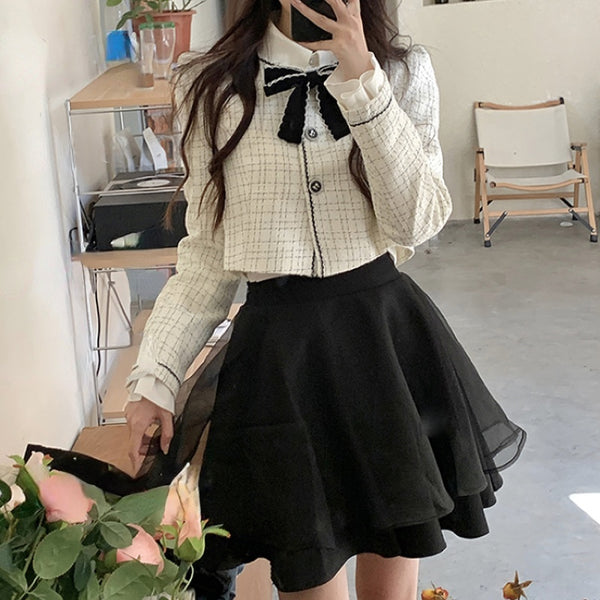 シフォンスカートセットアップ