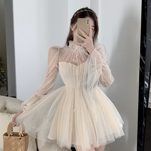 ふわふわシフォンフェアリーワンピース