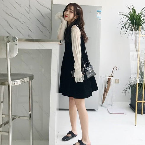 ふわ袖ワンピースSET