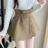 トレンチミニ丈スカート
