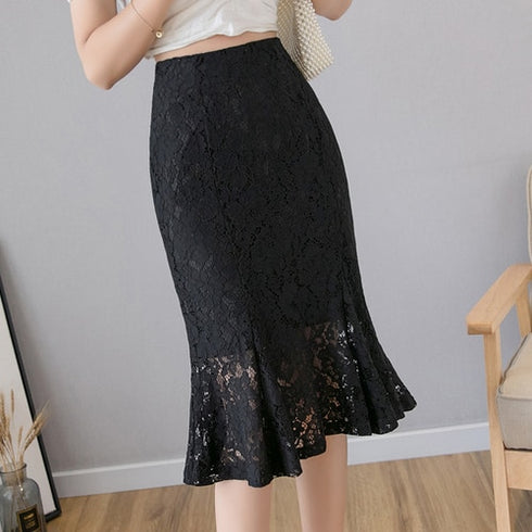 レディレースマーメイドスカート
