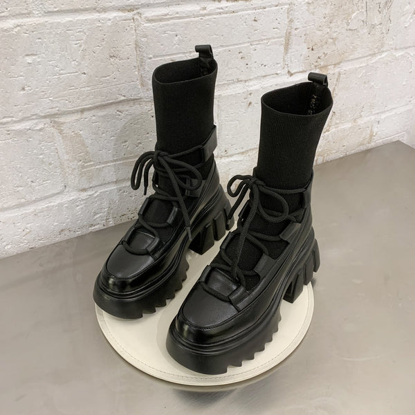 ソックスデザインブーツ