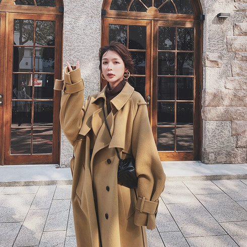 カジュアルロングコート