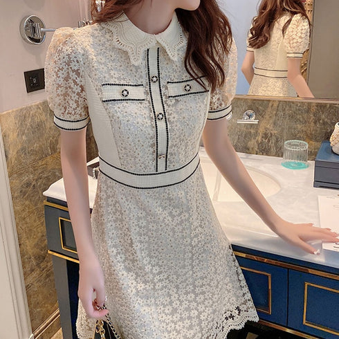 フラワーレースワンピース