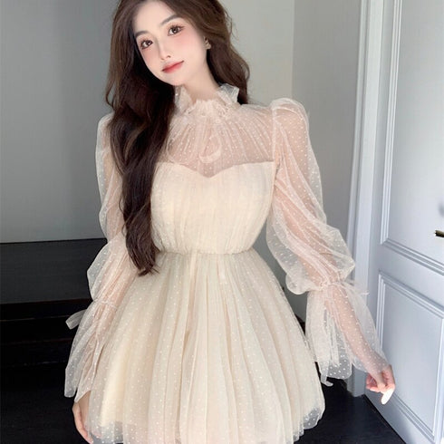 ふわふわシフォンフェアリーワンピース