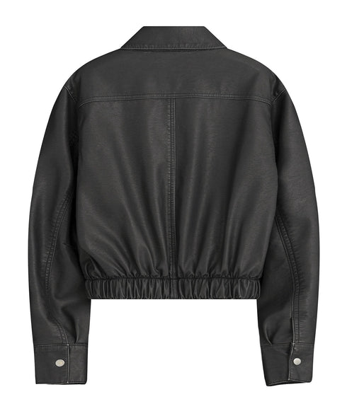 ウォッシャブルダブルポケットクロップブルー品種(黒)