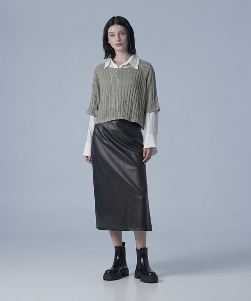 サイドラボロングスカート