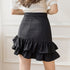 タイト2段フリルスカート