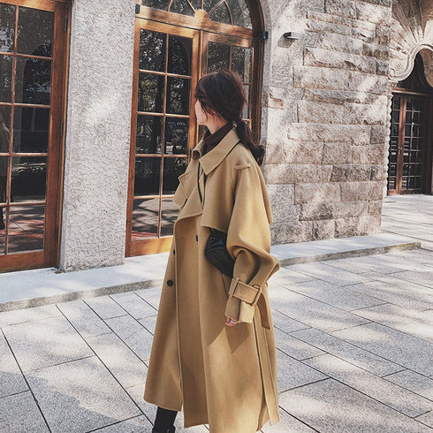 カジュアルロングコート