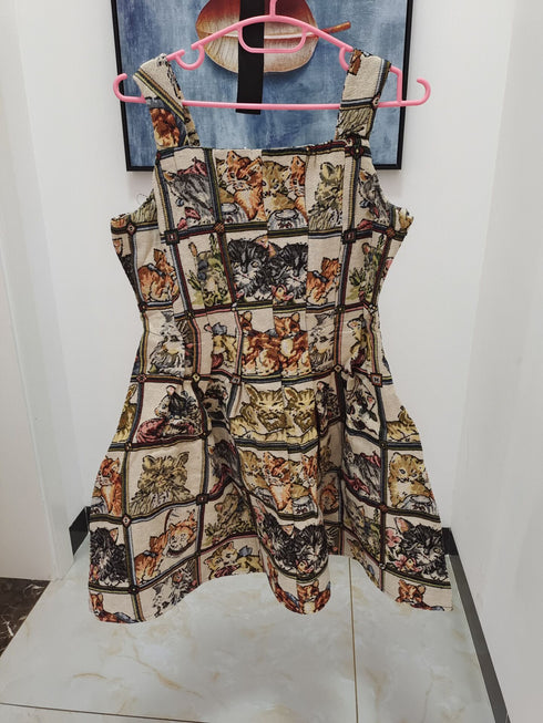 ヴィンテージキャットワンピース