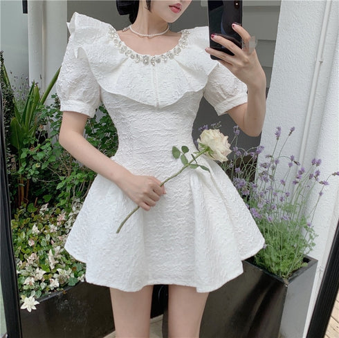 フリルカラープリンセスワンピ