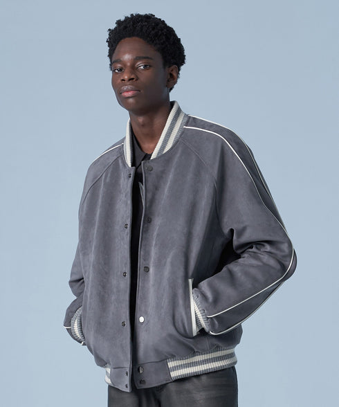 ソリッドバシトスタジアムジャケット(灰色)