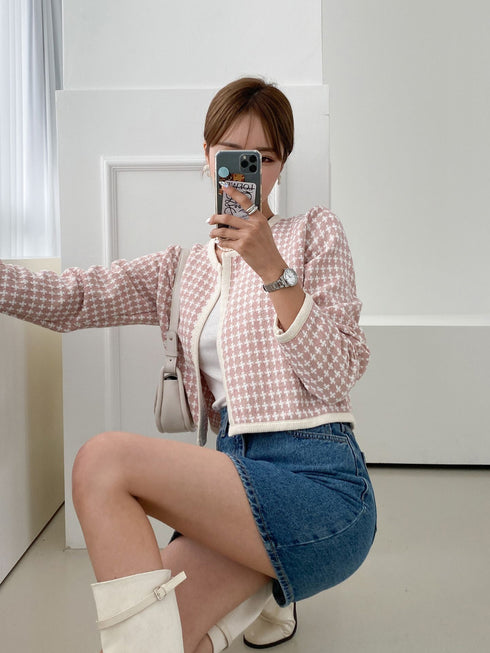 クロップツイードジャケット