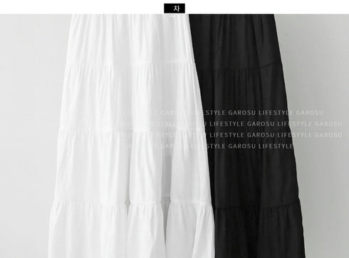 4段フリルティアードスカート