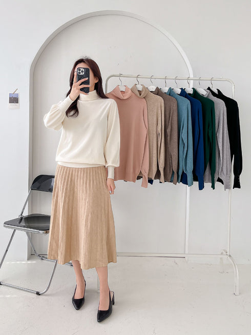 カラバリパフスリーブシャツ