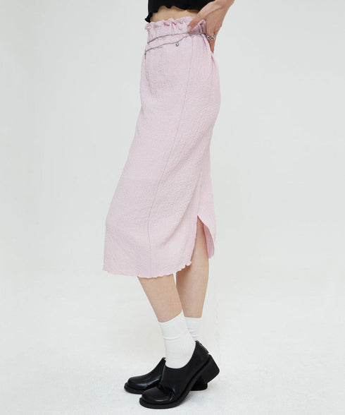 リラクゼーションシルチャースカート(ライトピンク)