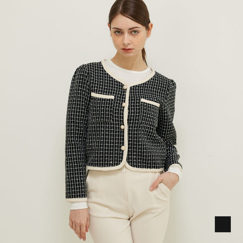 グレースチェックジャケット_CPS3SJK003A