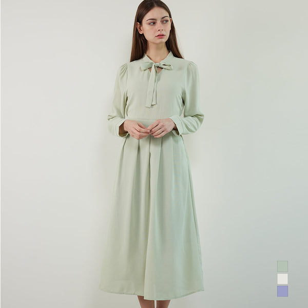 NECK RIBBON ONE PIECE_CPS3SOP028A