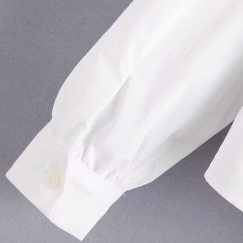 リボンフリルブラウス