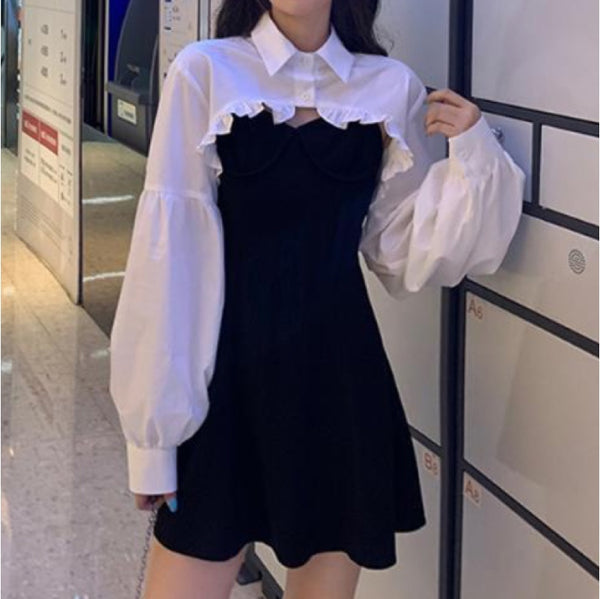 ミニブラウスワンピセット