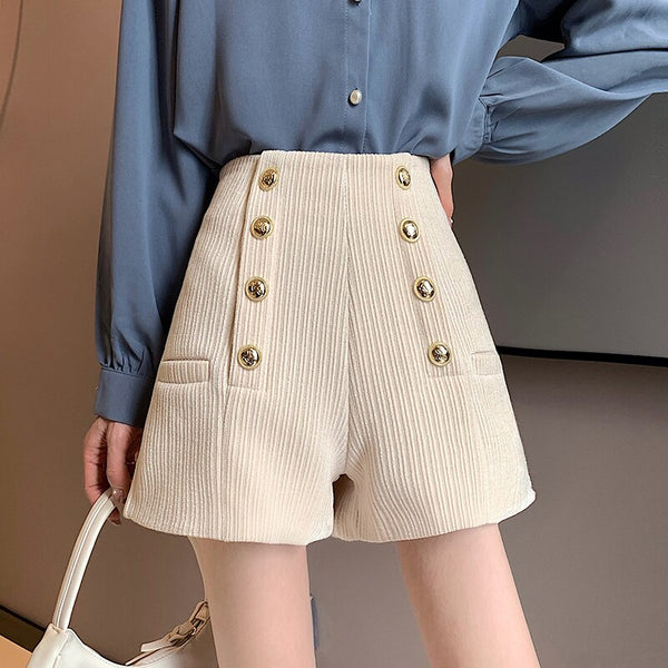 ゴールドボタンヴィンテージショーパン